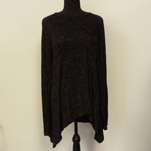 Knox Rose Women's Black Long Sleeve Top Size Large